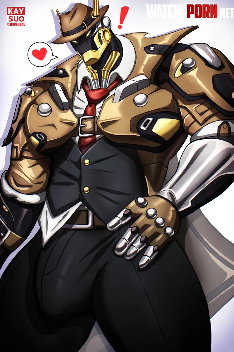 Had to draw smth for this beefy man..🤤💦Hero 33 | Overwatch ❤️ (OC KaysuoAE) by KaysuoAE
