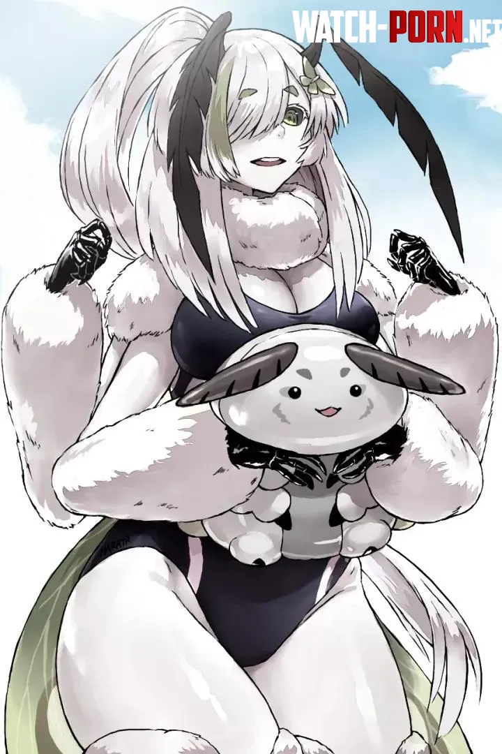 Juniper hanging out with her baby form (haraya manawari) by WhisperedWishs