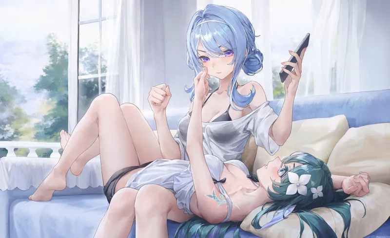 Thumbnail A chill day together [Genshin impact]