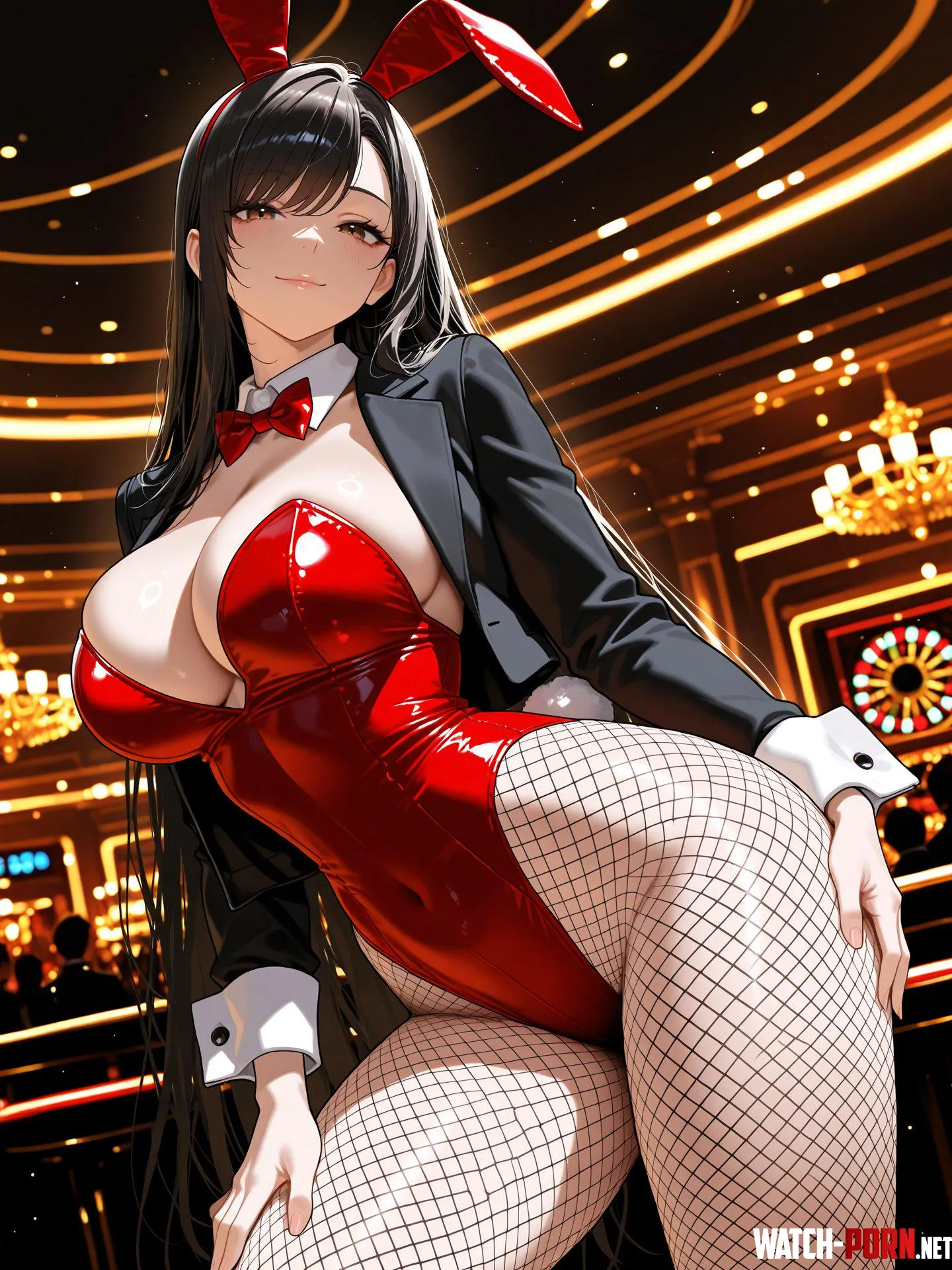 Red Casino Bunny by WoolsonDaSheep