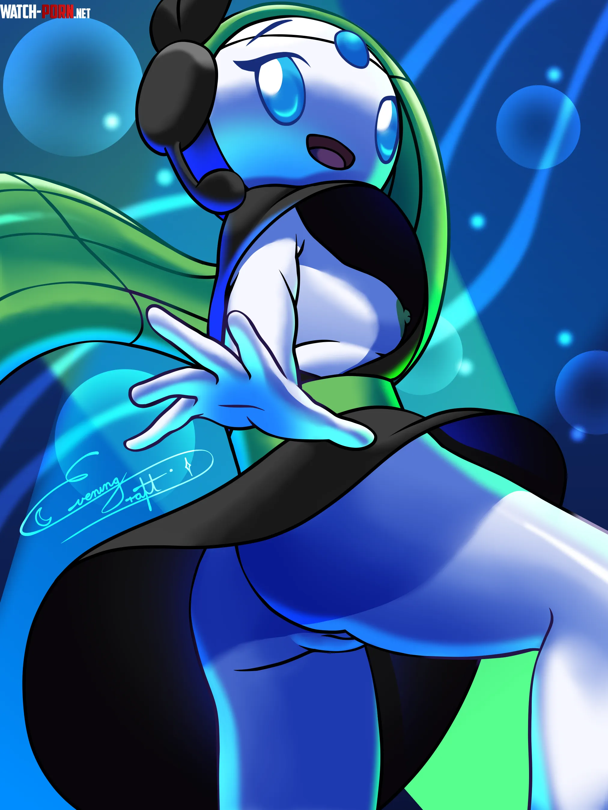 I think I've got the best seats in the whole concert! | Meloetta [OC] by EveningDraftArt