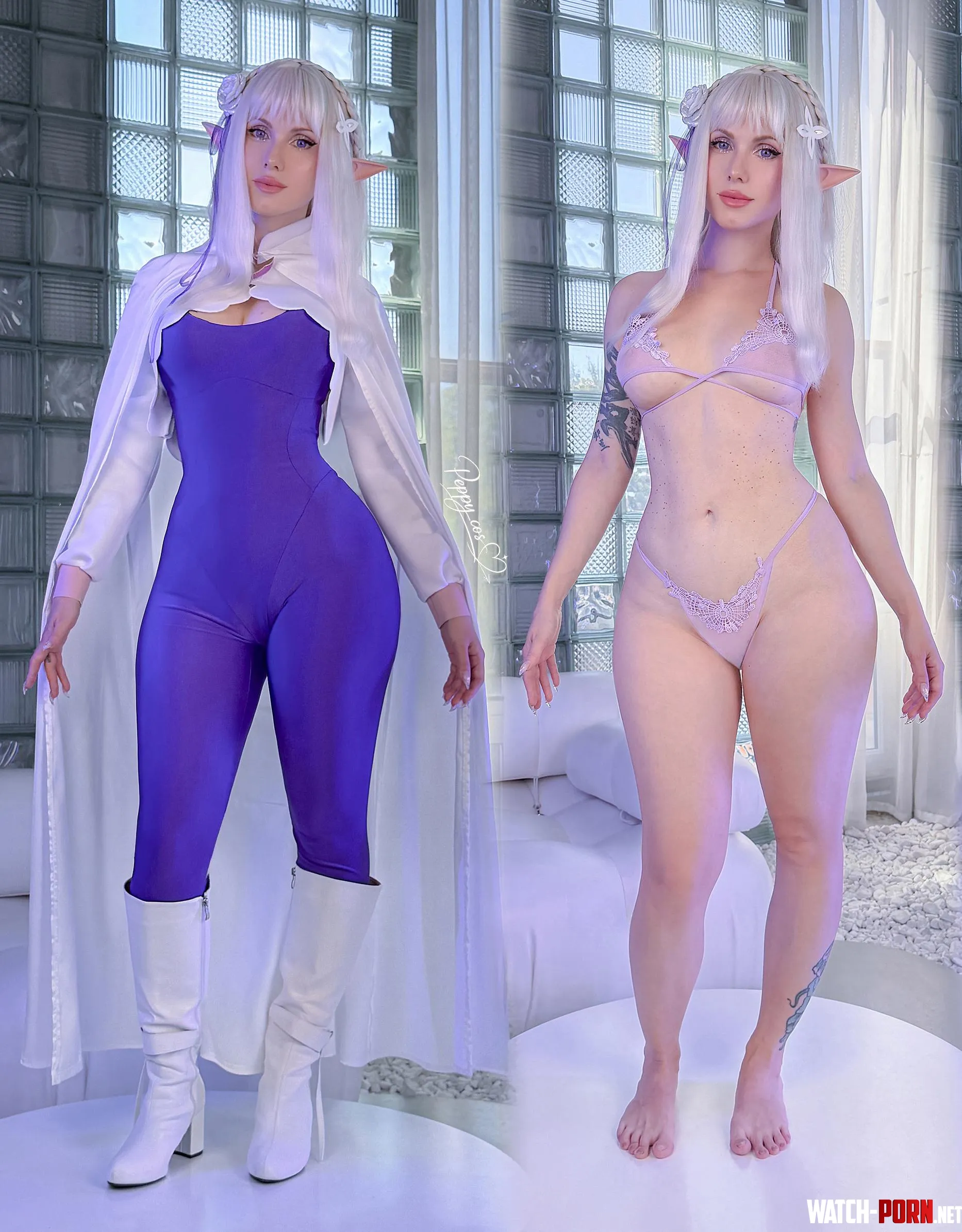 Emilia cosplay by Peppy_cos by peppy_cos