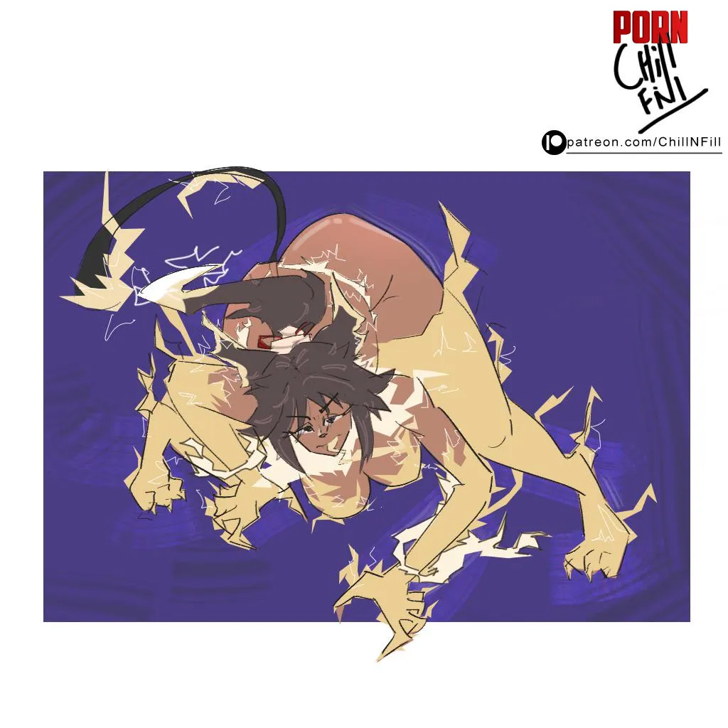Yoruichi use thunderbolt by dom_daddy_7982