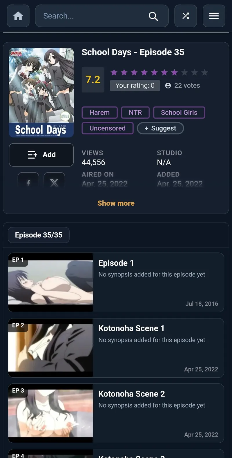 Thumbnail SCHOOL DAYS