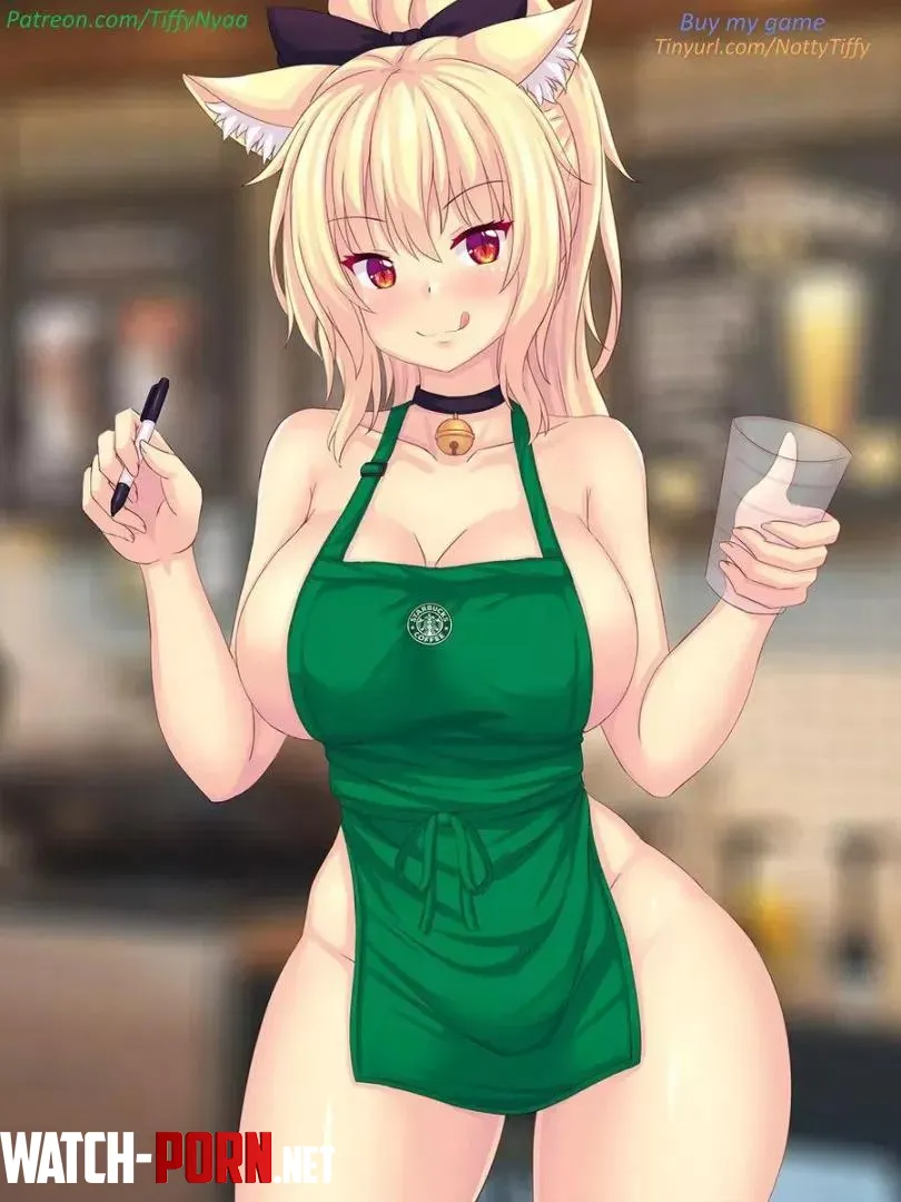 Hi, can I get an iced latte with neko milk I mean neko milk by CinnamonSoules