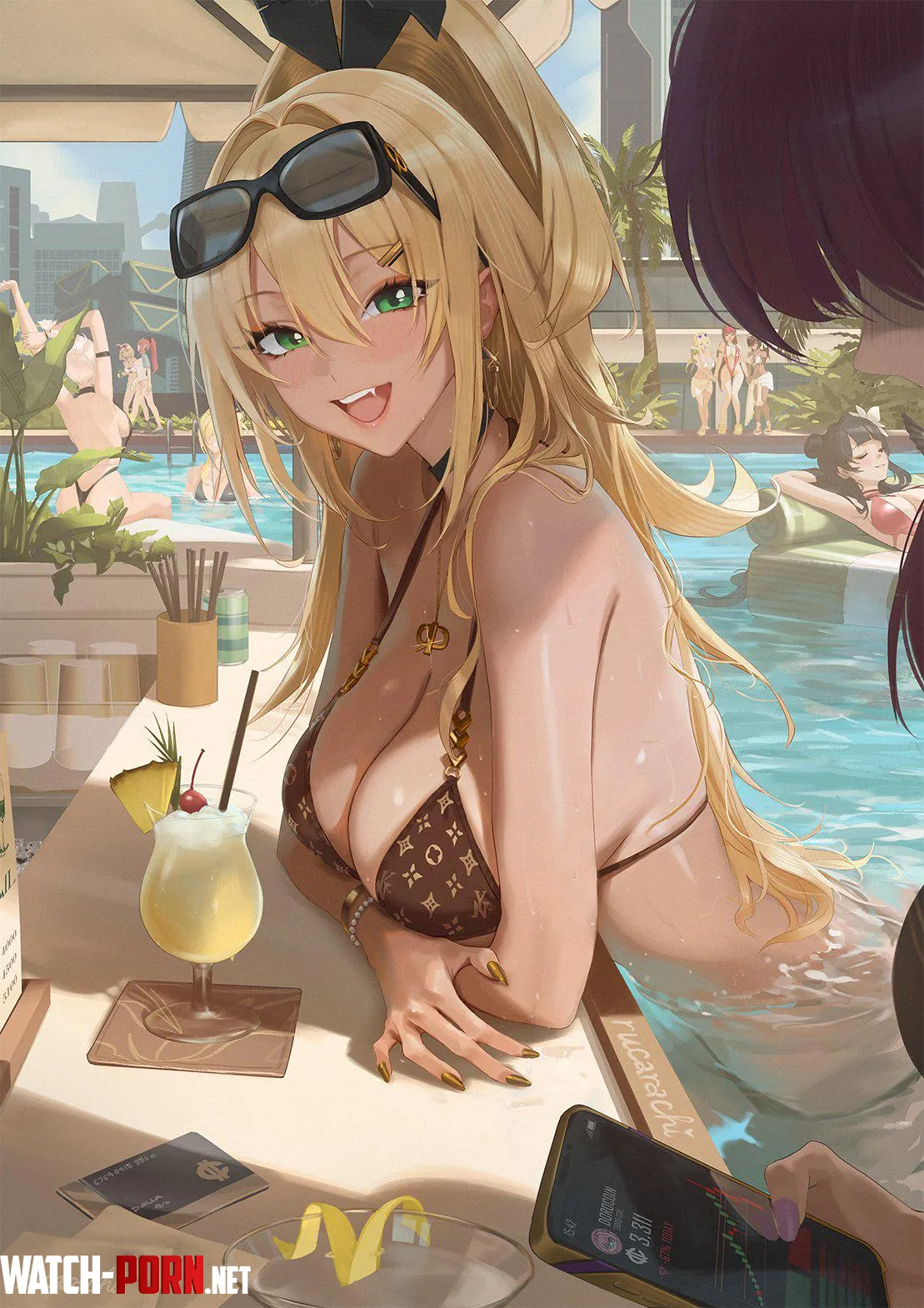 Rupee at the pool [Nikke] by xSaviour_N