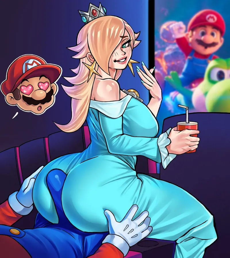 Thumbnail Princess Rosalina x Mario (akeron 20) [Mario Series]