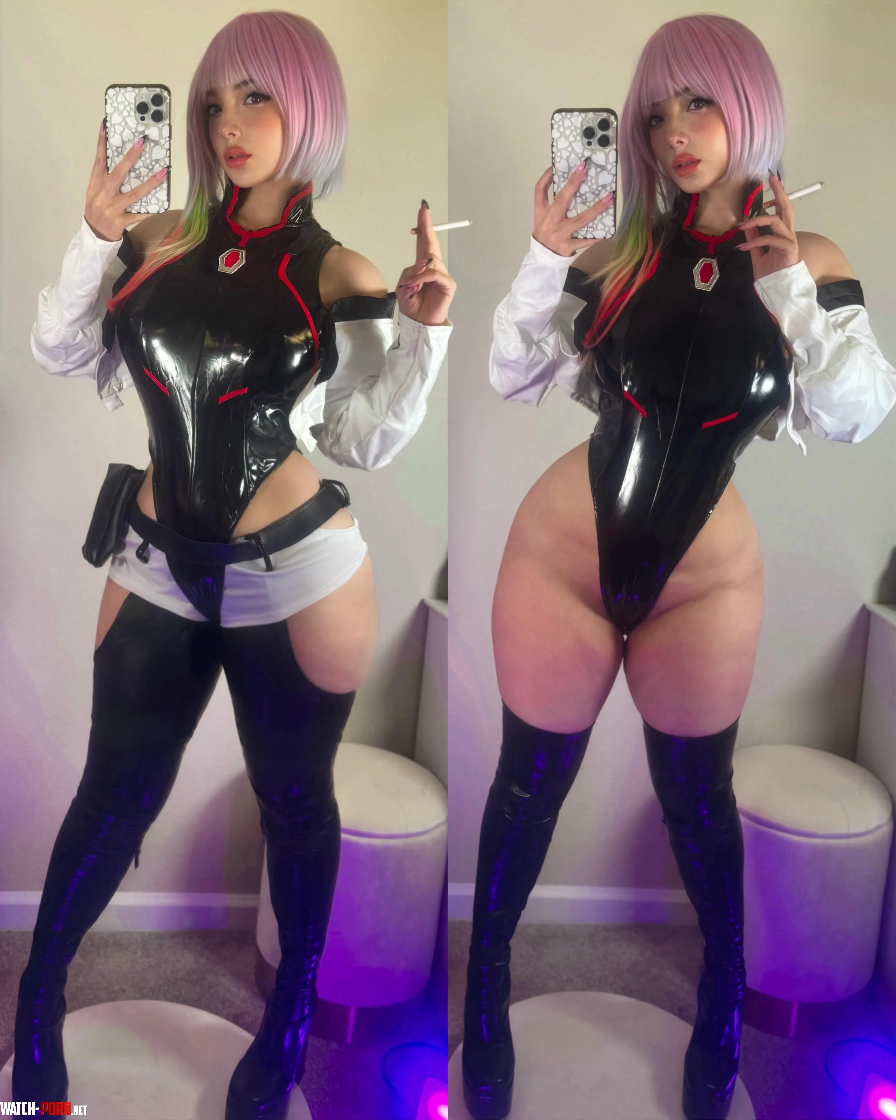 Lucy cosplay from Cyberpunk Edgerunners (self) by chanelflores