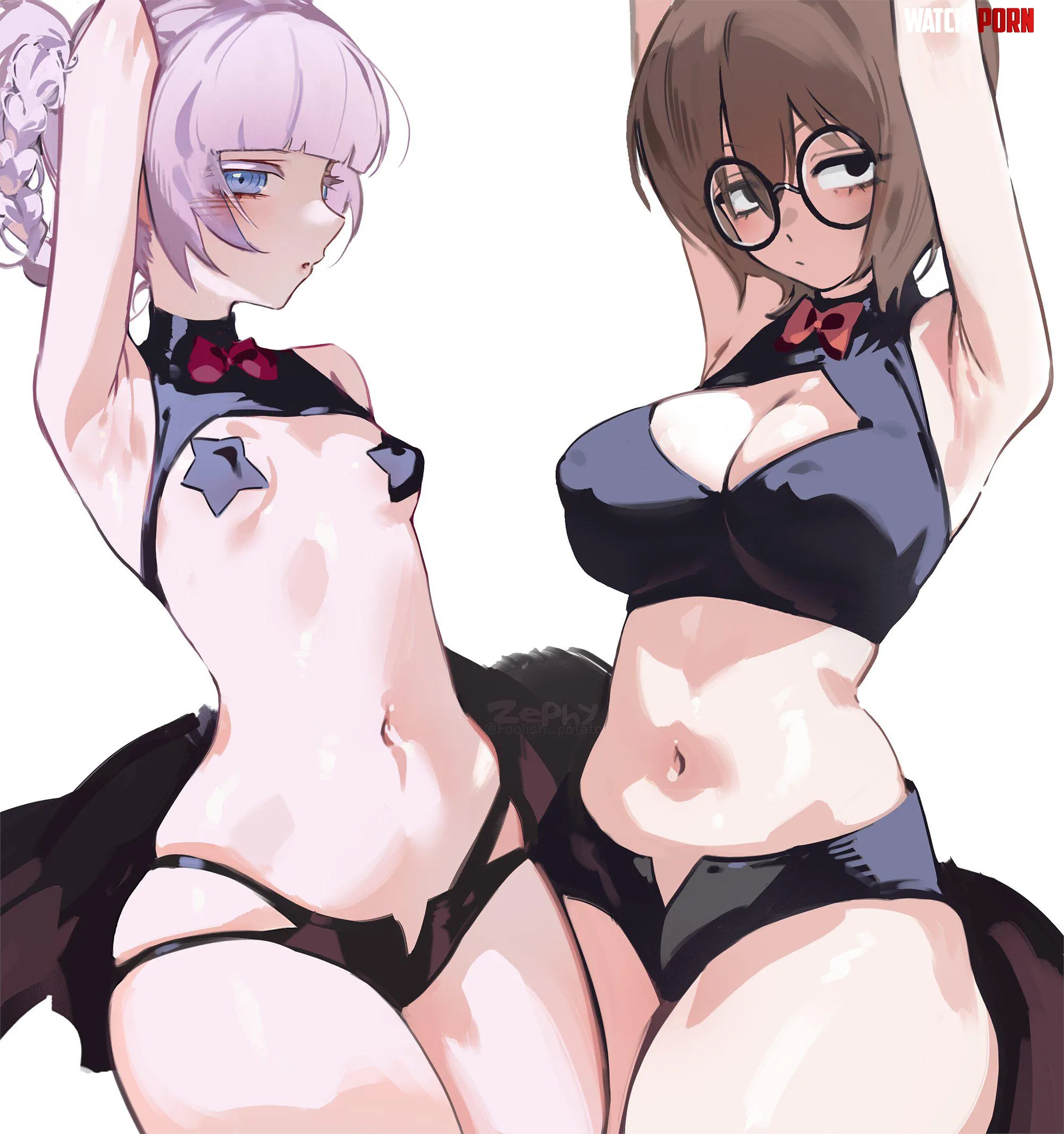 Nazuna &amp; Anko by xSaviour_N