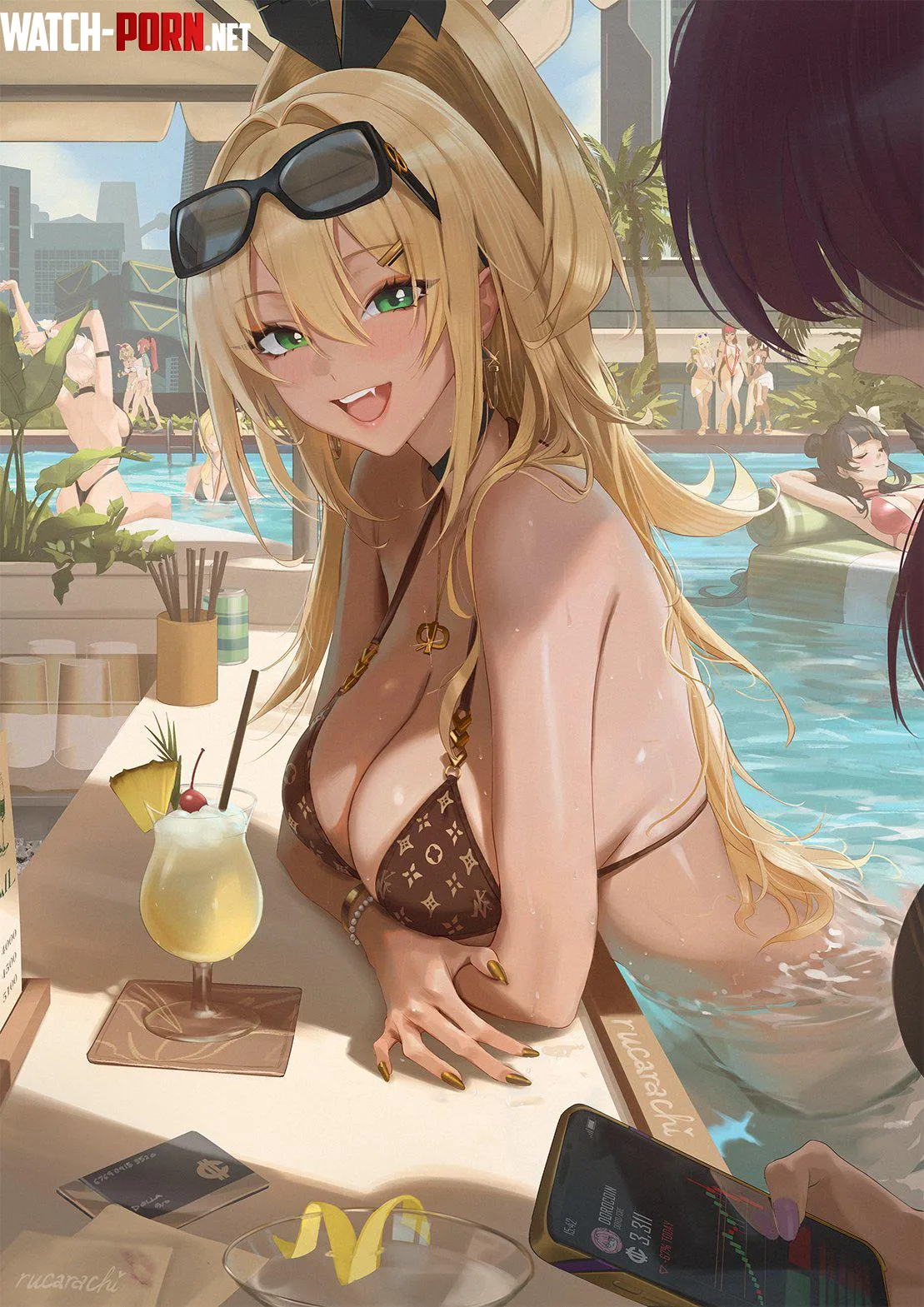 Rupee at the pool [Nikke] by xSaviour_N
