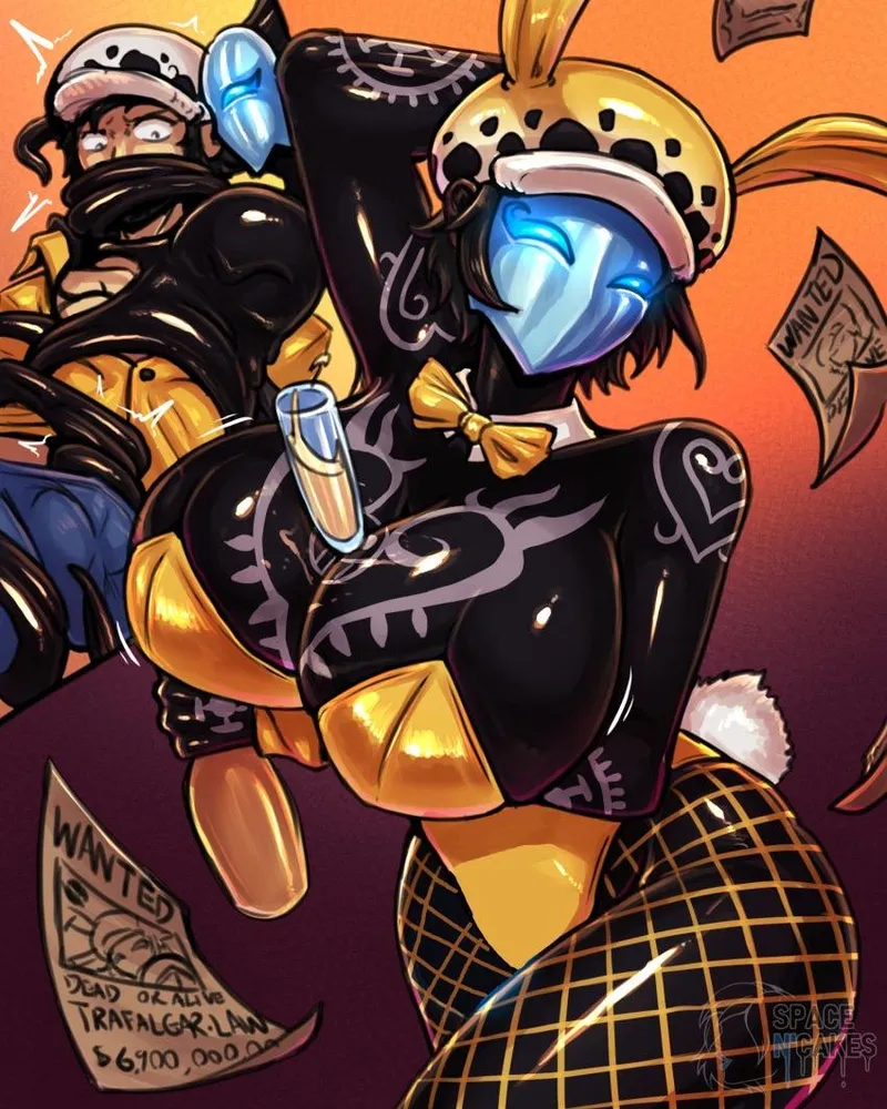 Thumbnail Law becomes a Shadow Bunny(spacen'cake)