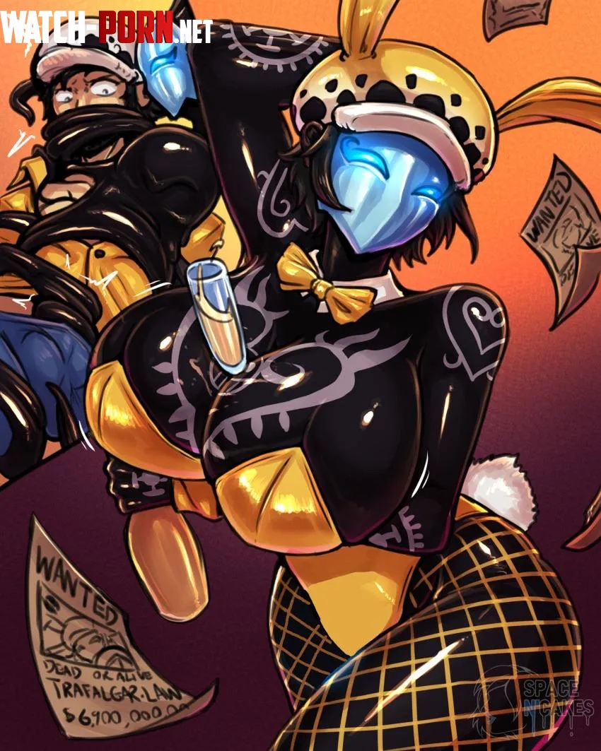 Law becomes a Shadow Bunny(spacen'cake) by Konradleijon