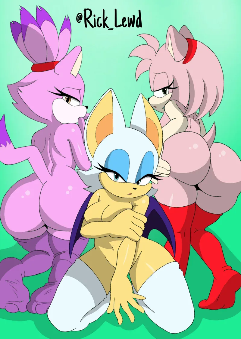 Thumbnail Comm for a guy on Twitter. Which one do you choose? (Made by me: Rick_Lewd) by rickAMV