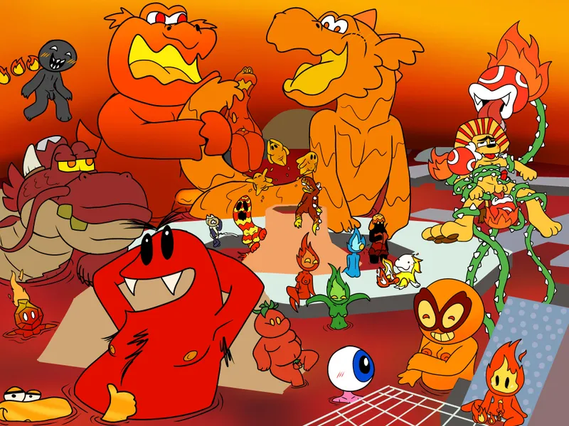 Thumbnail Lethal Lava Land (my art)