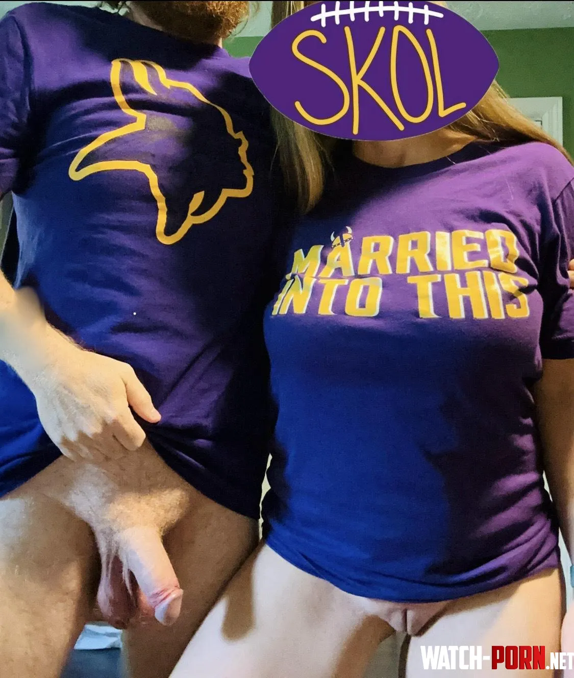 Big NFC North matchup tomorrow! SKOL Vikes! by NudeSouthernCouple