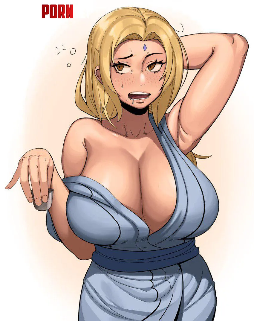 Tsunade is looking for someone to have tea with by itscloverdew