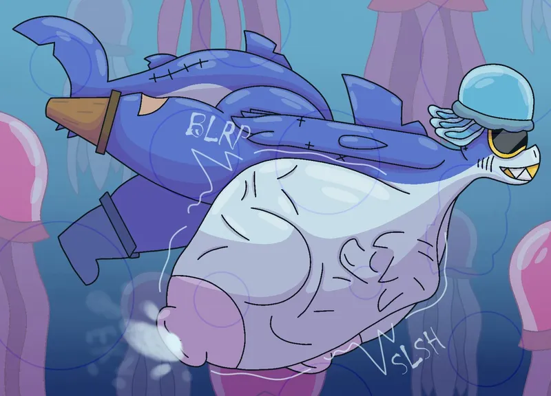 Thumbnail {image} [For Shadowstar] Milk Filled Submarine (By EKL_DX78) (endo) (safe vore) (lactation by Guilty-Truth-789
