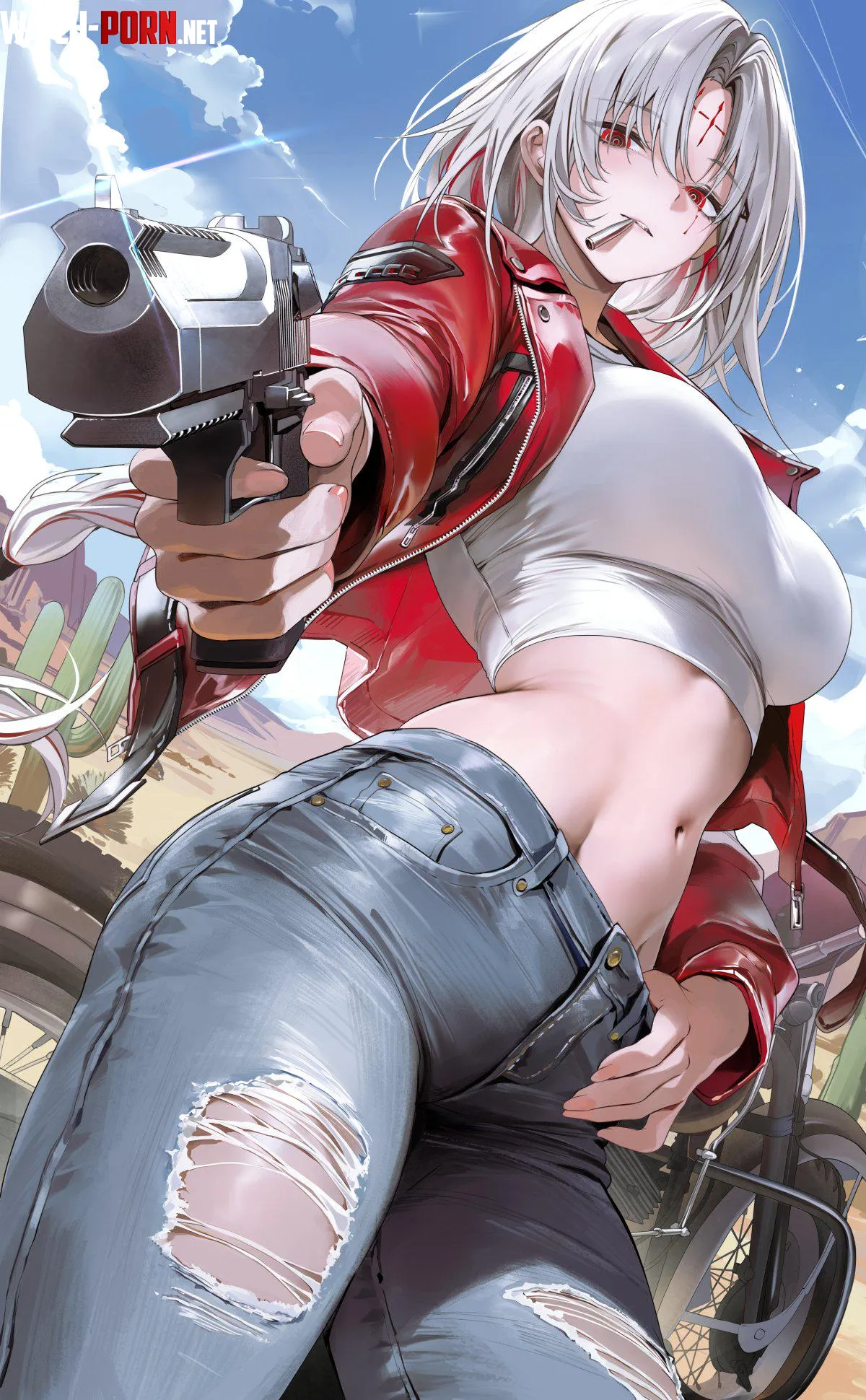 Bring threatened by a baddie at gunpoint by marxsander2016