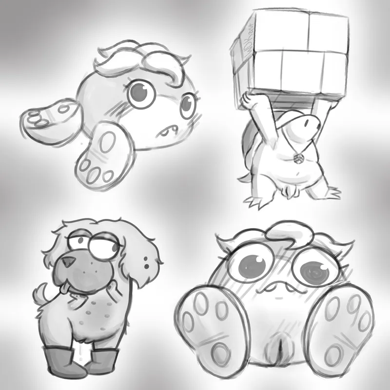 Thumbnail Various mario enemies (art by me)