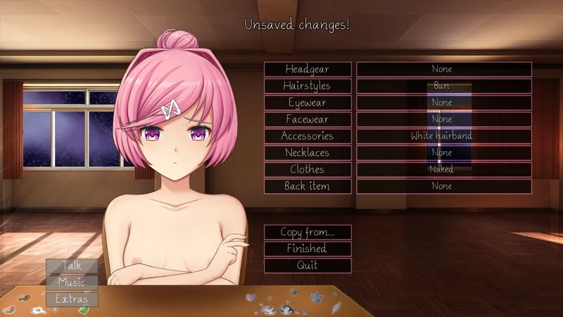 Thumbnail Just Natsuki Naked Sprites Outfit Edition is Out !!!
