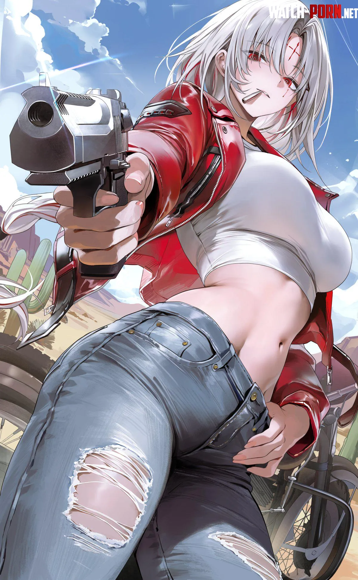 Being threatened by a baddie at gunpoint [Punishing: Gray Raven] by marxsander2016