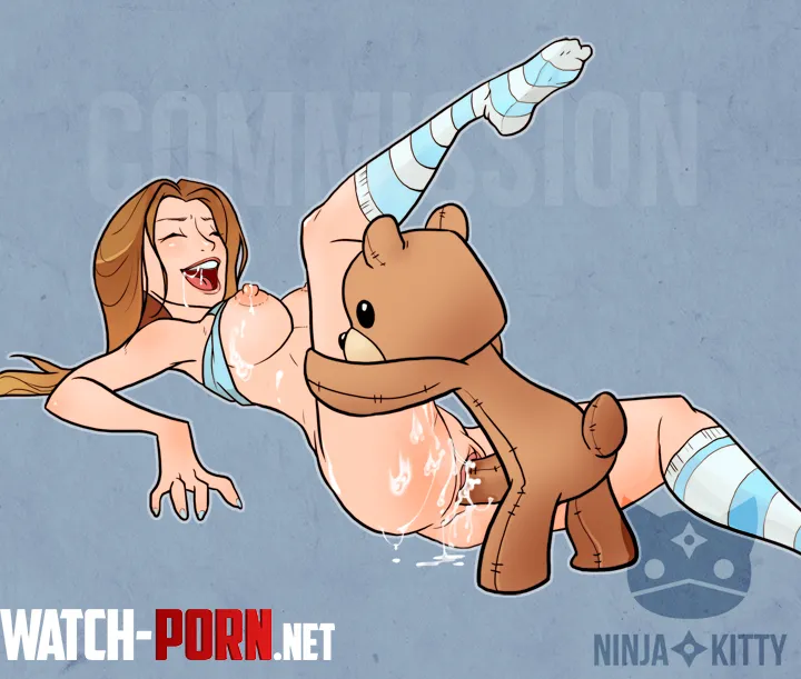 Teddy and me (NinjaKitty) by EnigmusPrime