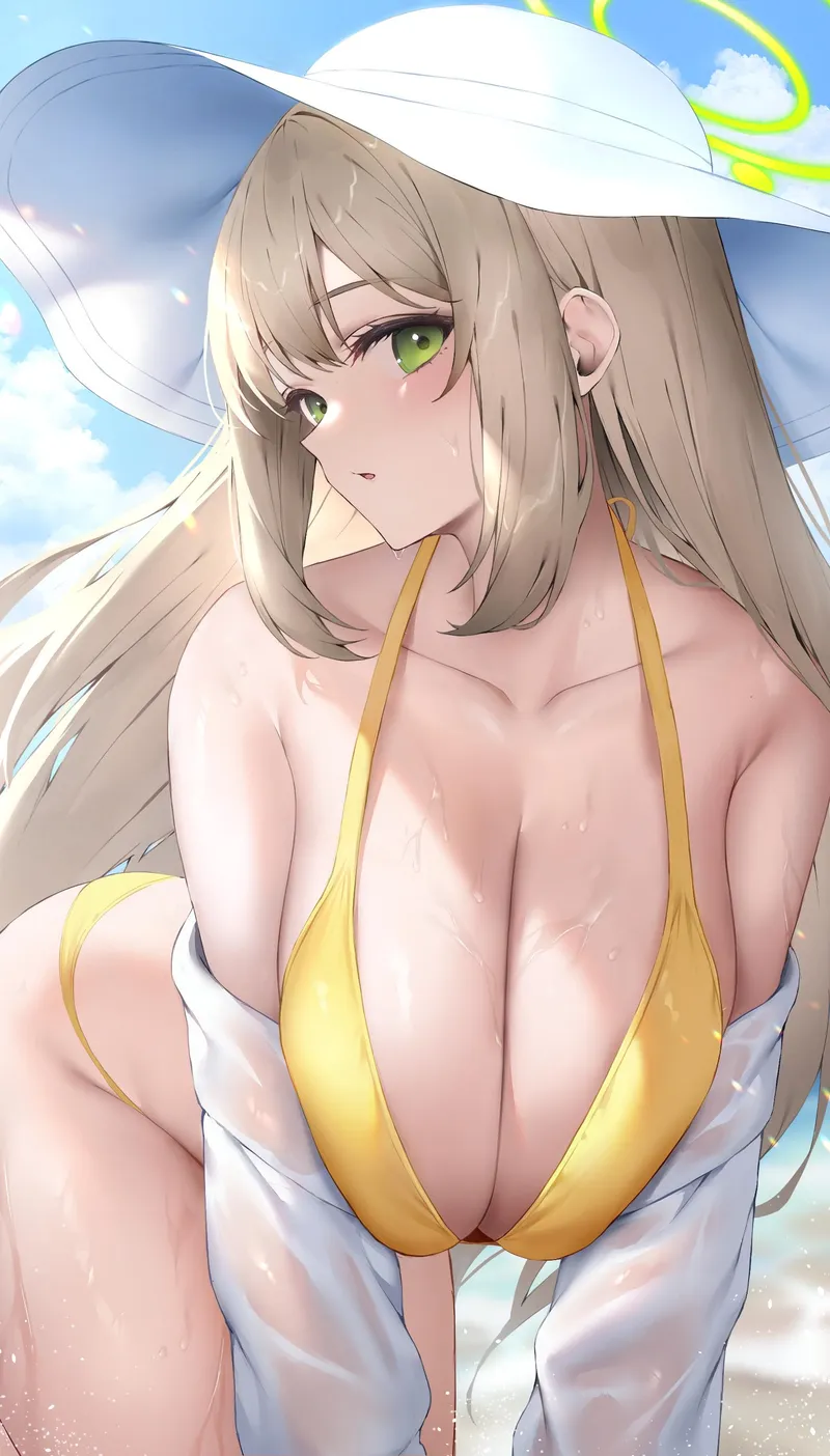 Thumbnail Nonomi hands and knees on the ground (hibi / hibi_300)