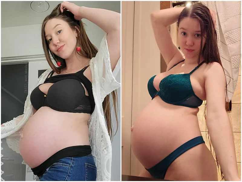 Thumbnail 1st vs 2nd pregnancy... Any volunteers to give me a 3rd?