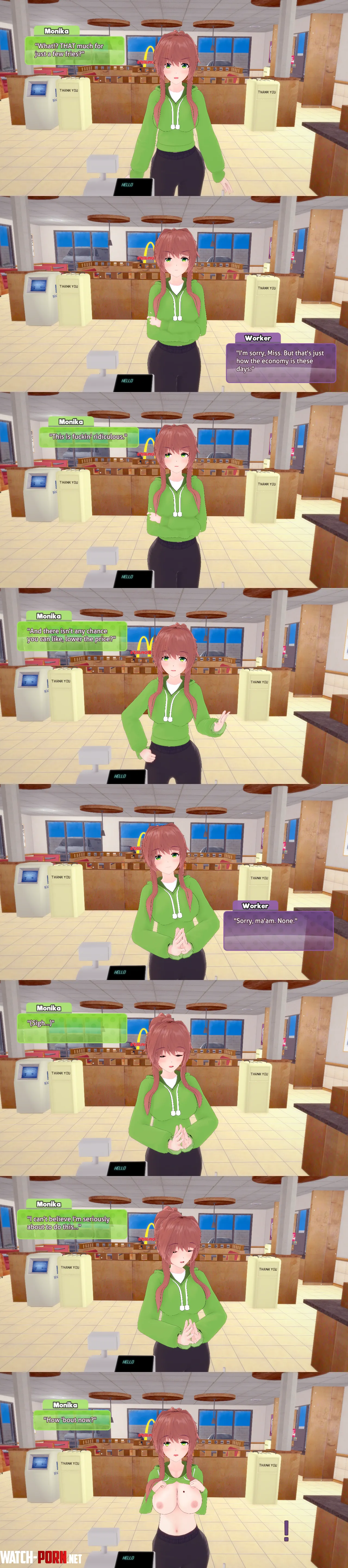 She just really wanted those fries... (OC) by M44Ik3_15_C00L