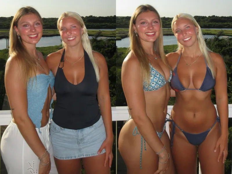 Thumbnail college clothed/bikini