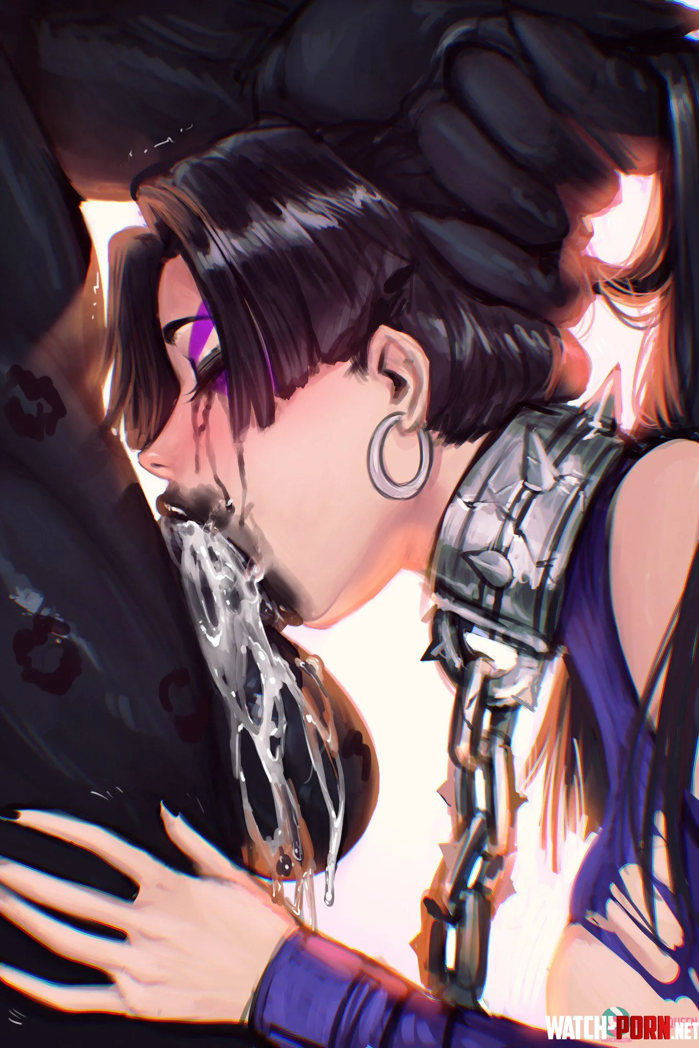 Venom helping his favourite pet (Kinky Queen) by TheKQ-Knight