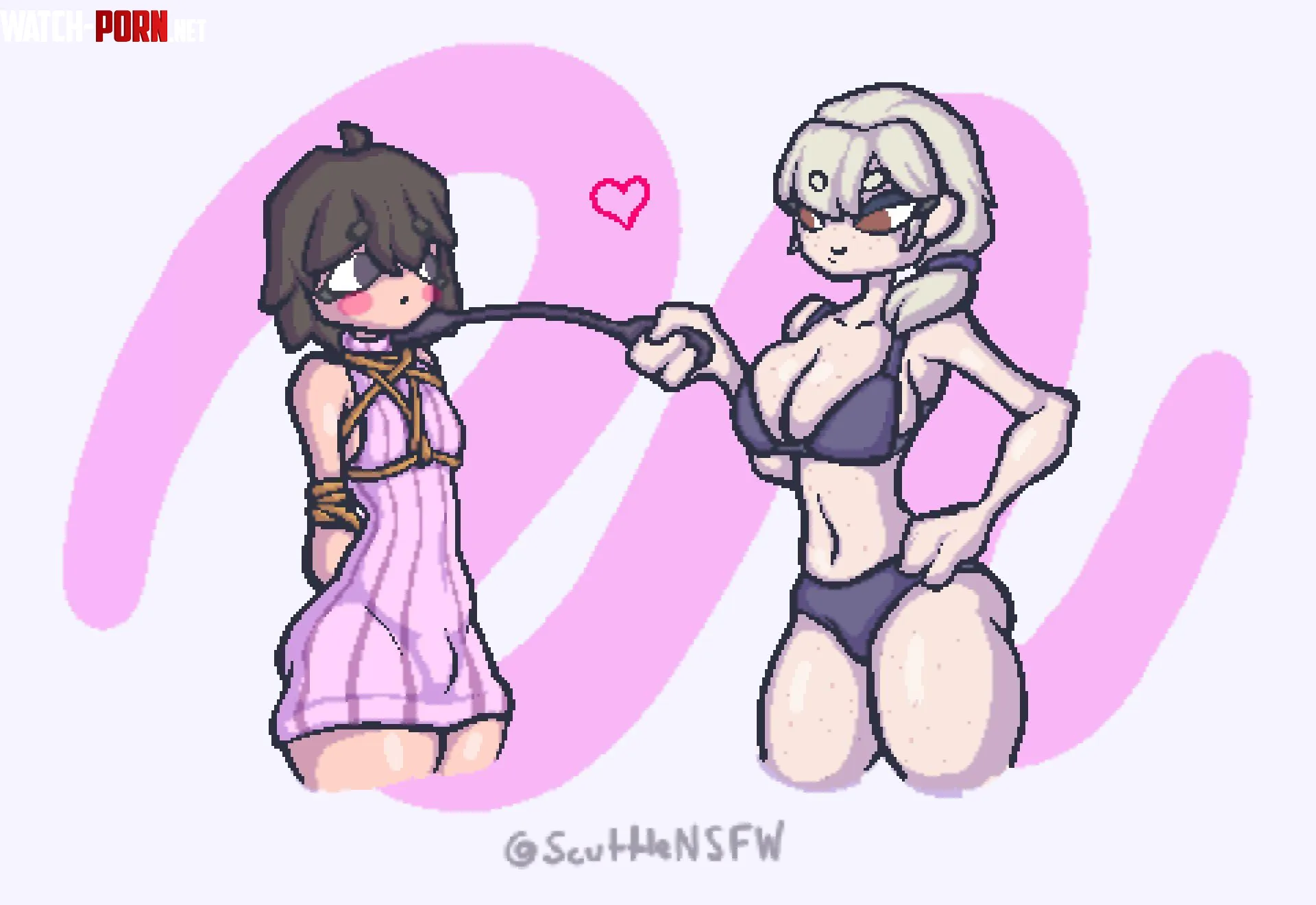 Drew my two favorite gals! [OC] by SubstantialEffort15