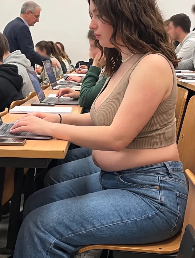 Thumbnail What you'd you do if u saw me like this in class?