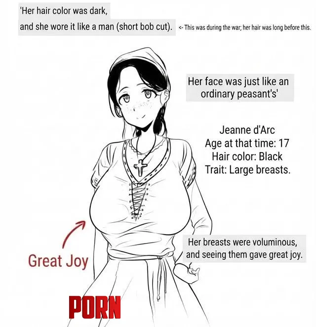 Joan of Arc's appearance based on actual historical records by FierceContinent