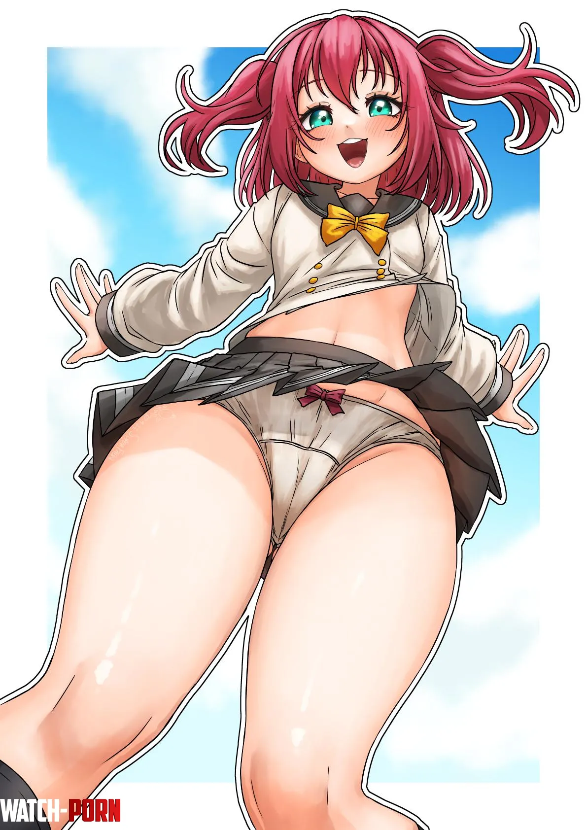 Under Ruby Kurosawa's skirt (superfann3) [Love Live] by LafterMastr