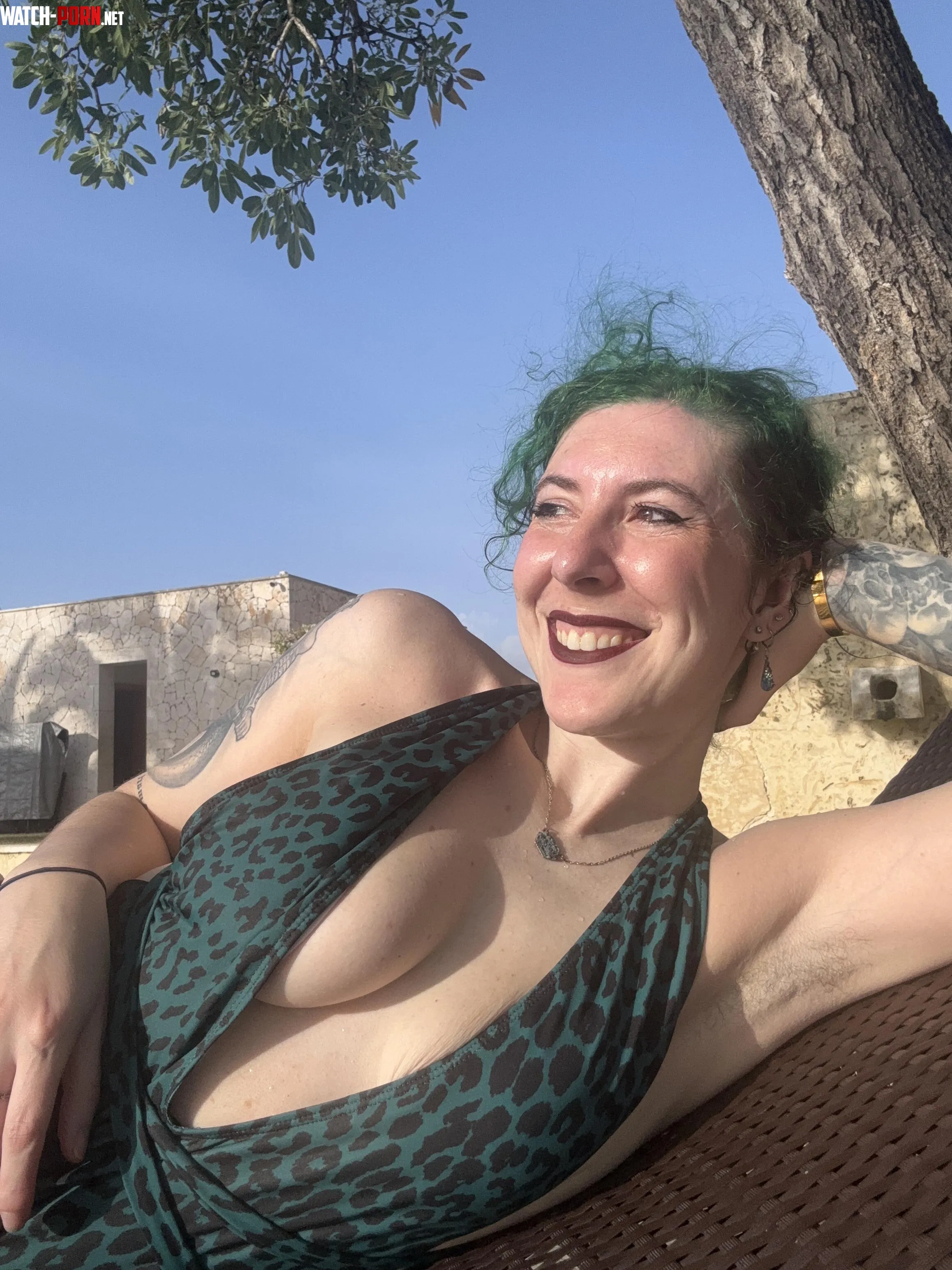 Perky by the pool by sirenskiss3