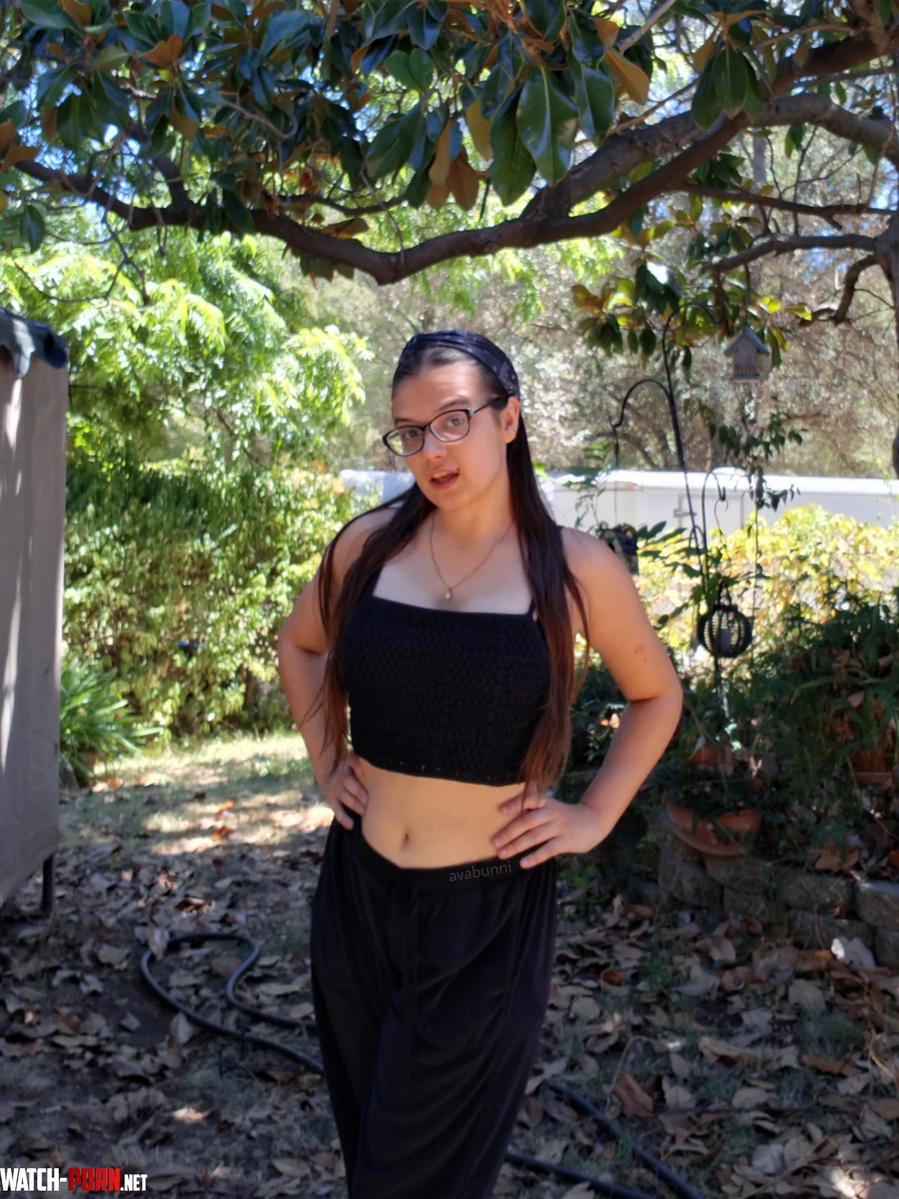 A beautiful day to wear a croptop by AvaBunni