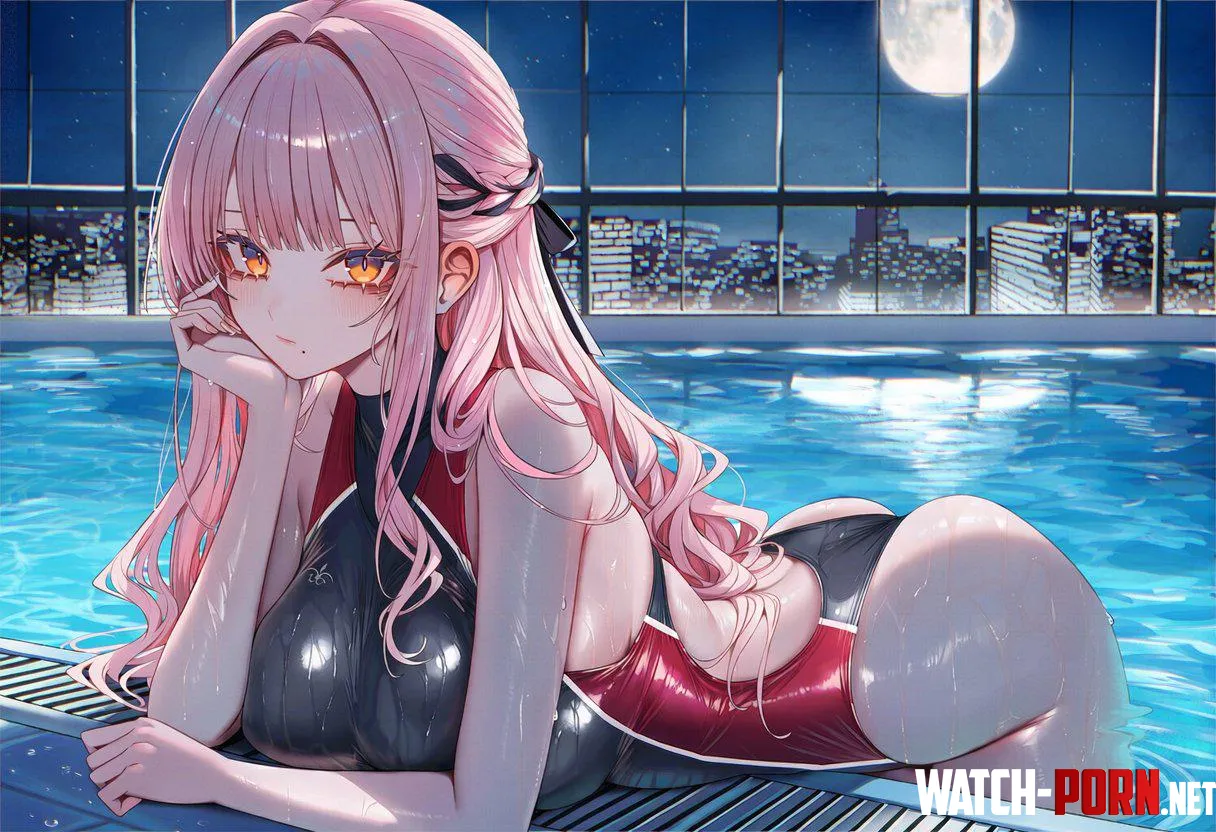 Midnight Swim by WoolsonDaSheep