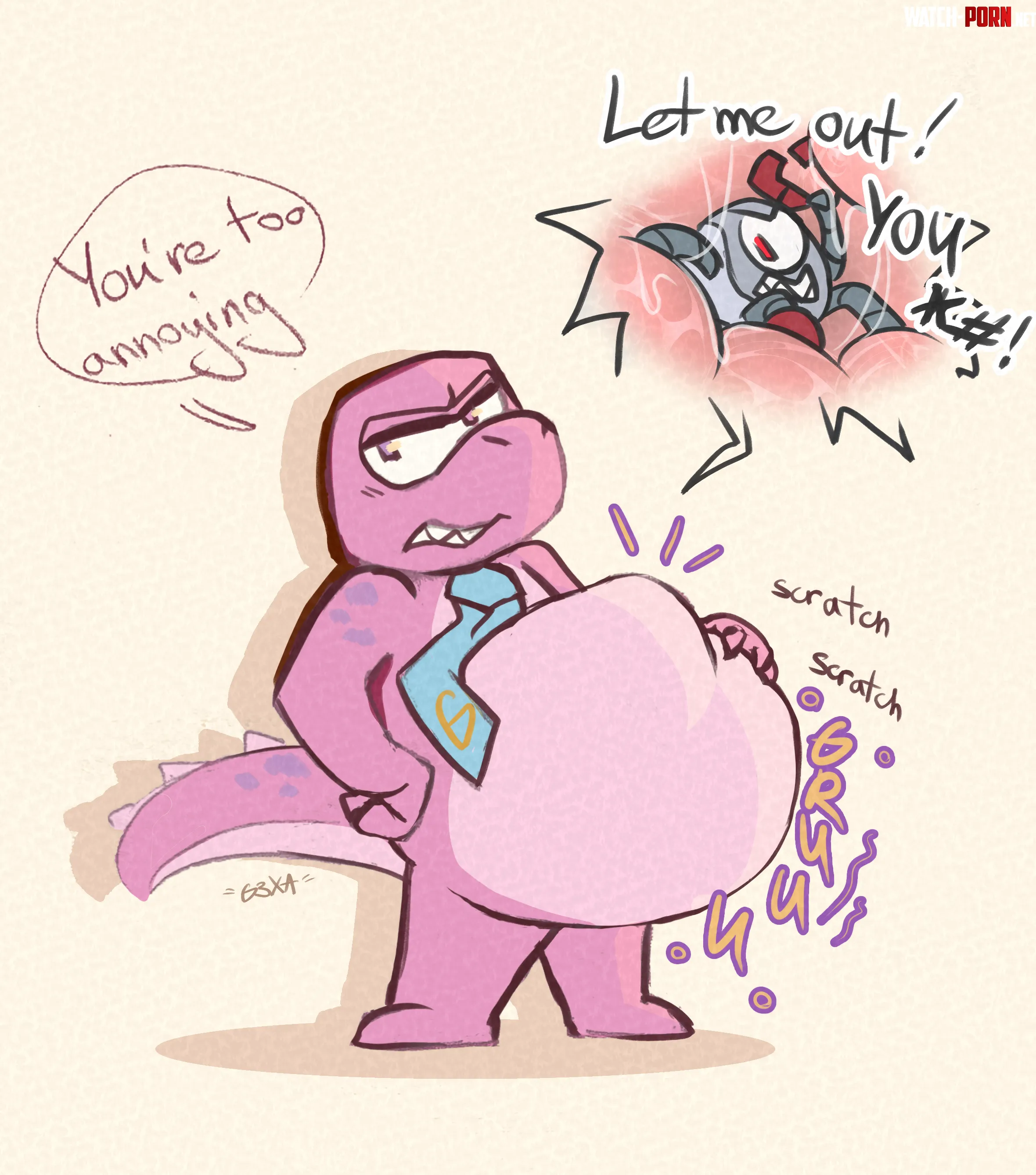 {Image} Gobbles vore by G3XA by OverstuffedPet19
