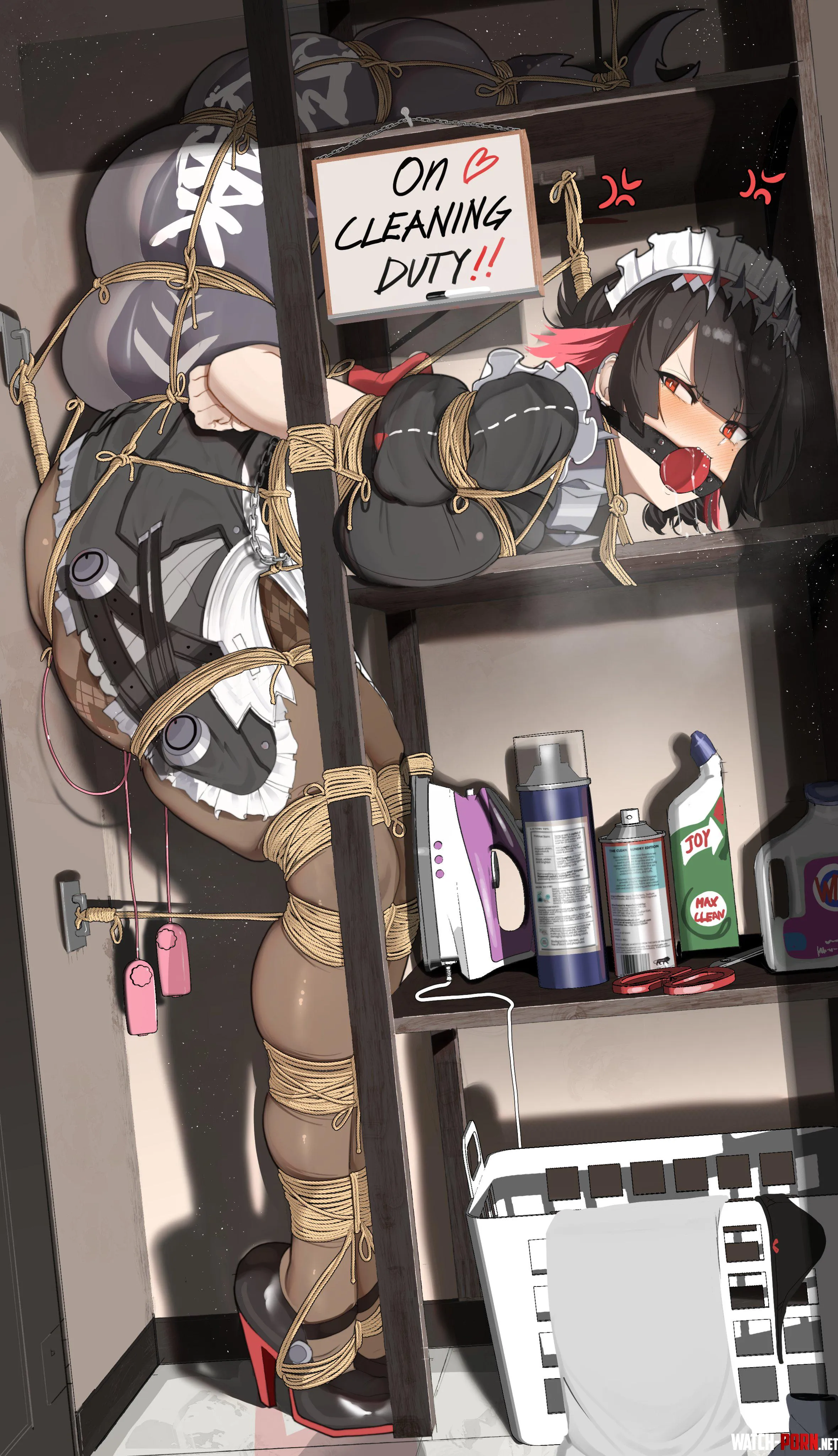 Ellen on cleaning duty (BagelBomb) by Da_Darius