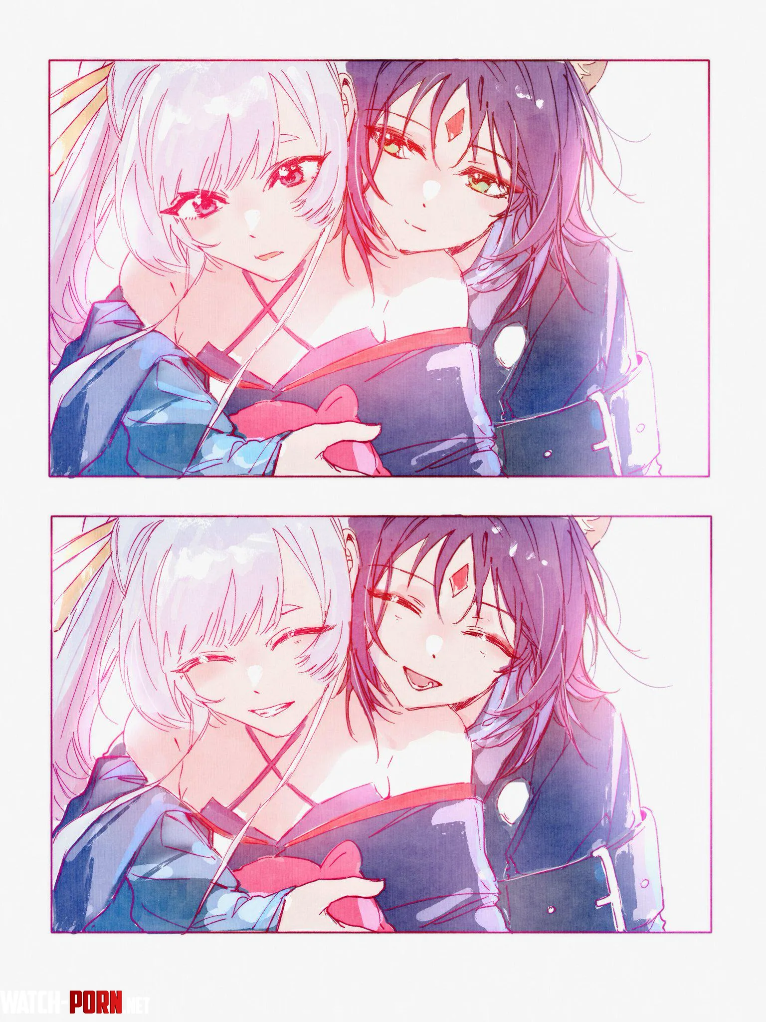 A long overdue hug [Cosmic princess Kaguya] by No_Return_5610