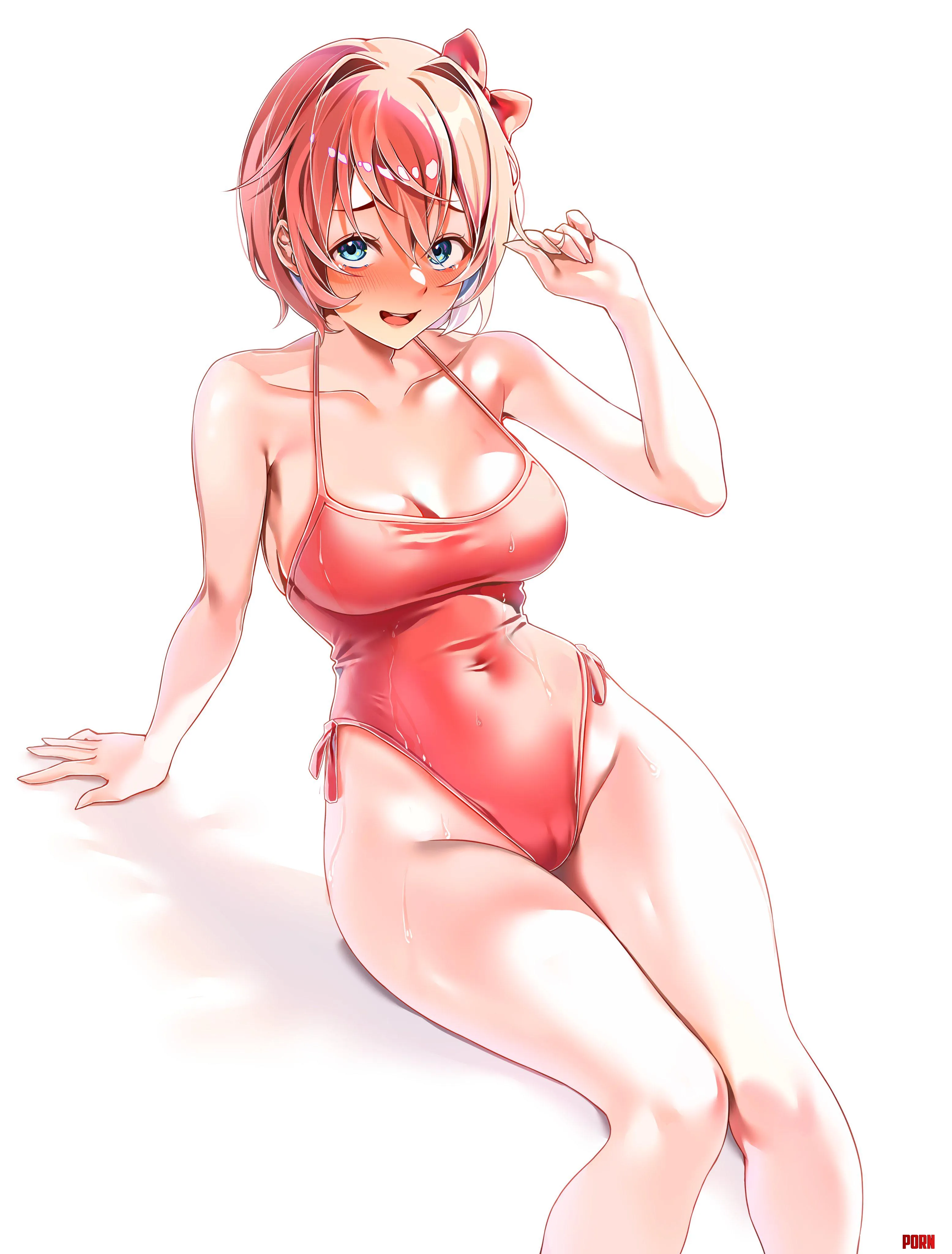 Sayori swimsuit (Machulanko) by No_thoughts_anymore