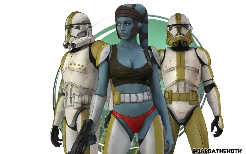 Thumbnail [Art Commission] Aayla in Clone Armor (JabbaTheHoth) by DistrictRude5429