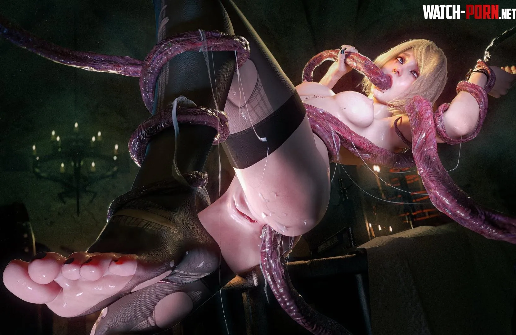 Ashley and the tentacles (Hxde) by cheerry_taart