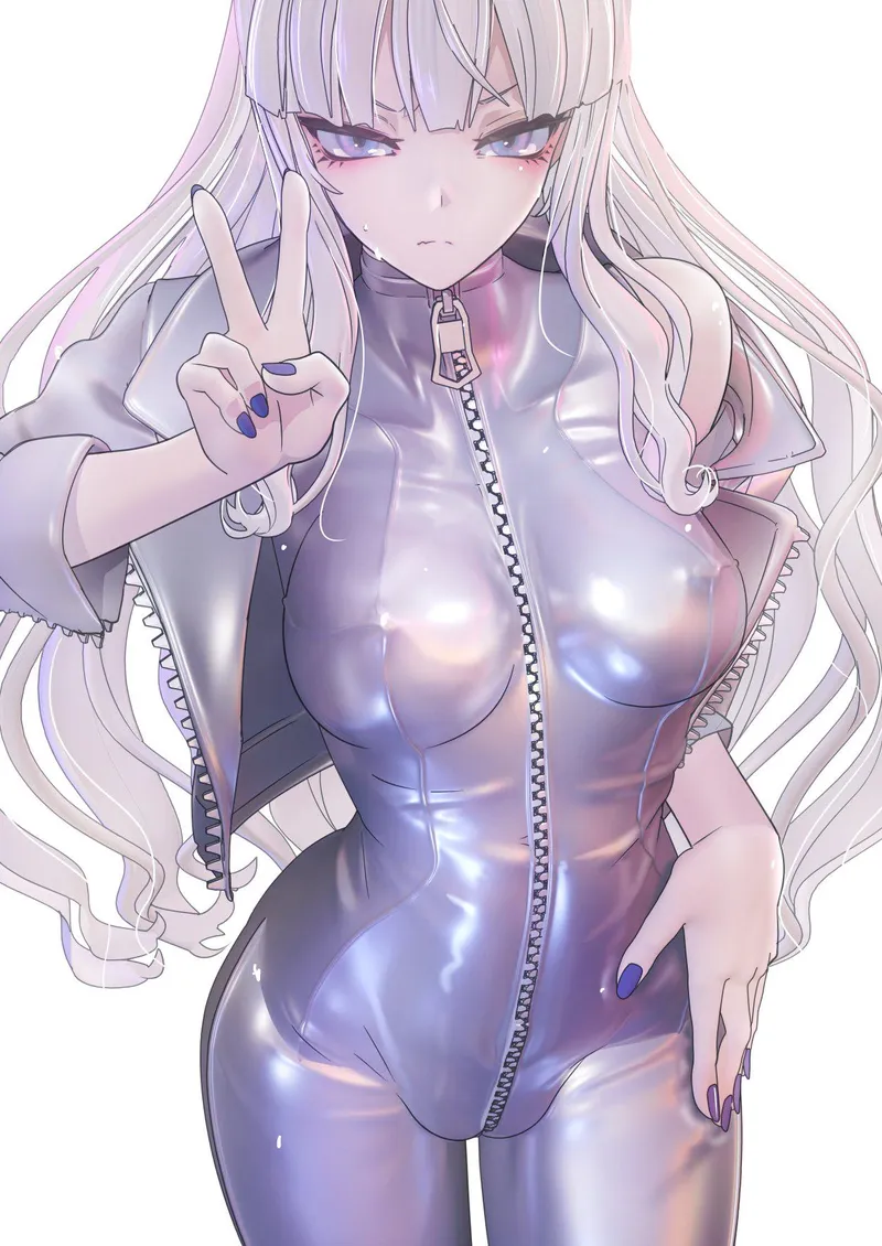 Thumbnail Silver Tight Bodysuit by WoolsonDaSheep
