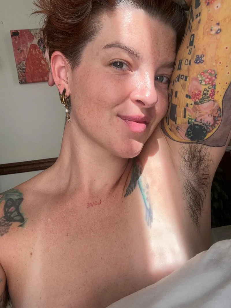 Thumbnail hairy pits to match the bush by rosaleebloom_