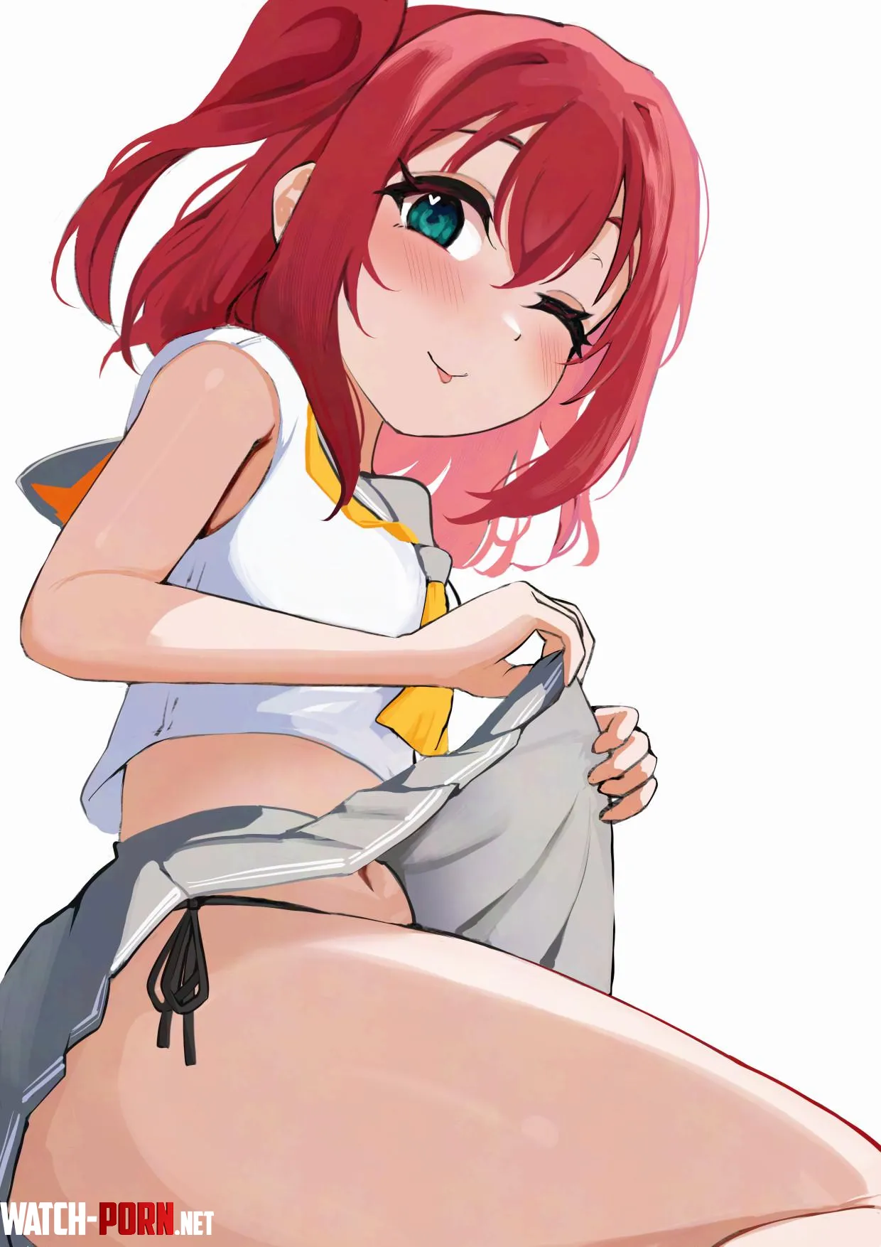 Ruby Kurosawa revealing what's under her skirt (evildaddy12) [Love Live] by LafterMastr