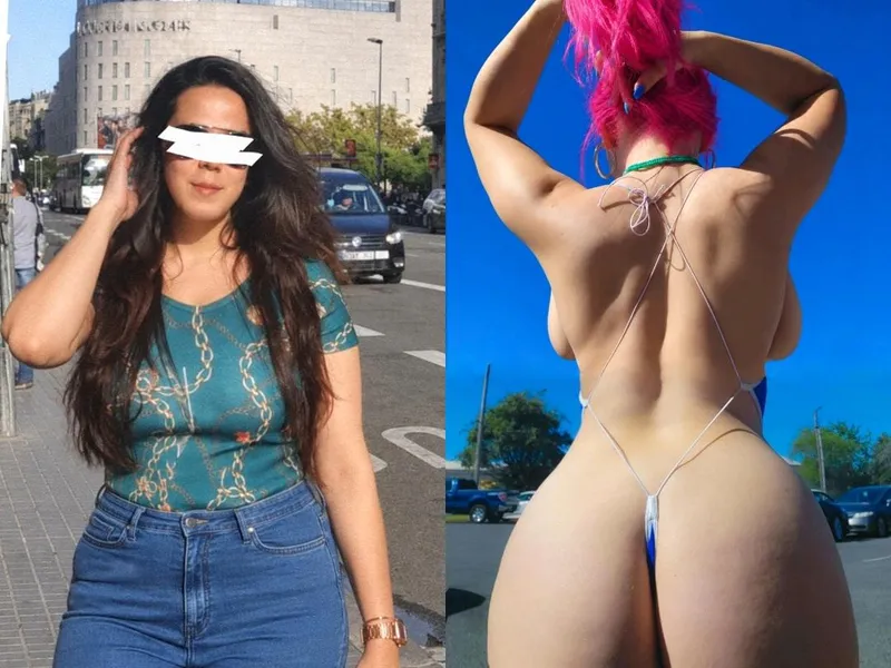 Thumbnail At one point such tight jeans & tees with a low neck used to make me feel so self conscious walking down the street..... now my local Barista loves when i show up in just my heels and a slingshot bikini !
