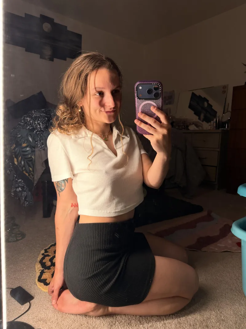 Thumbnail i feel like a little waitress in this outfit by desij2769