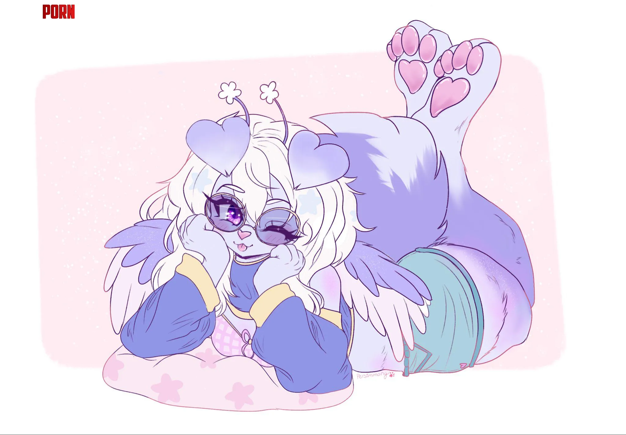 Commission finished and I love how I drew her beans by _Persimmony_